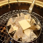 熱烈カルビ - 海老ガーリック焼き