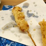 だるまの天ぷら定食 - 貝柱