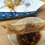 だるまの天ぷら定食 - めっさジューシーでまいうーやわ
