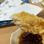 だるまの天ぷら定食 - これもホクホクで実に美味しい