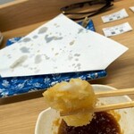 だるまの天ぷら定食 - 弾力あって締まってて美味しい