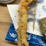 だるまの天ぷら定食 - 穴子