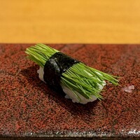すし 堺 - 芽ネギ。好き。
