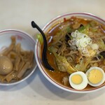 蒙古タンメン中本 - 五目味噌タンメン＋メチャアジ