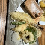 旬菜 さかなと酒 匠海 隠れ家 - 甘味のある大きく海老