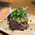 旬菜 さかなと酒 匠海 隠れ家 - 粗切りでなくおろしニンニク、追いポン酢ができたら嬉しいかな〜美味しい満足75