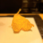 天ぷらとワイン大塩 - キス　トリュフ塩290円