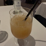 プレスキル - まるき葡萄酒さんの桃ジュースもいただきました