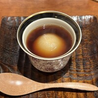 NK - カブと手長海老のコンソメスープ