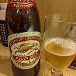 横濱 一品香 - キンキンに冷えたキリンラガー中瓶