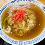 赤門ラーメン - 「ランチAセット【ラーメン普通サイズ＋御飯物（小）】ミックス＋あんかけチャーハン」1,300円