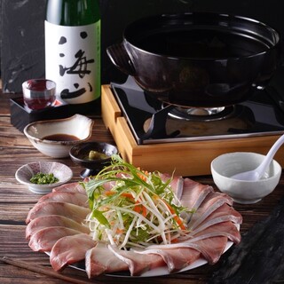 脂が乗った上質な鰤を「ぶりしゃぶ」でご堪能いただけます