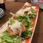 一誠 - フルーツトマトとモッツァレラチーズの一口かに身サラダ