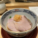 吉祥じ 和こん - 函館の天然ブリシャブ　ポン酢と水菜でシャキッとサッパリ　ほとんど肉です