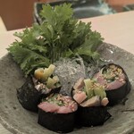 福鮨 - 〆鯖の巻物