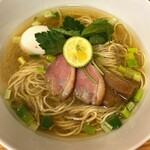 鶏と魚 - 鴨の味玉塩らぁ麺