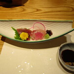 きときと 名古屋店 - お造り（鰹とカンパチ）