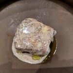 ricordo - 積丹船上活〆天然鰤のフリット2種のマッシュルームソースと近江かぶら