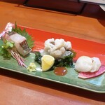 温鮮酒場 ちょんまげ - お造り３品