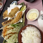鉄兵衛 - カキフライセット