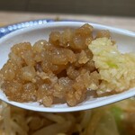 つけ麺ささ木×祇園茶寮 - 背脂＆にんにくリフト