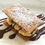 レ・ミロワール - バナナのミルフィーユ