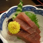 見沼天然温泉 小春日和 御食事処 倉 - 「中トロのお刺身」