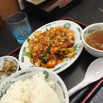 日高屋 - バクダン炒め定食