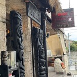 珊瑚礁 - テラス席から撮る