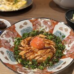 炭火焼鳥 たけ藏 - ささみユッケ