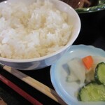 おいしい台所12カ月 - ご飯は半分で。