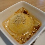 能登直送鮮魚 地酒とカワハギ きまっし - サービスだったか｢アイスクリーム｣をいただきましたました。