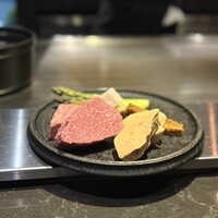 鉄板焼 雅 銀座 - 綺麗な食材たち