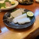 活魚料理 広海 - 剣先イカ造り