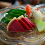 かぶと - お新香盛り 2014.11.1x