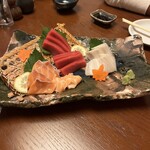 ふじ蔵 - お刺身盛り合わせ　鮮度良い