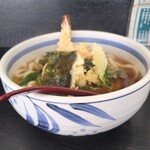 手打庵 - 肉天ぷら大盛り