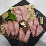 焼肉 武蔵 - 料理写真:厚切り上タン、イチボ、ランプ