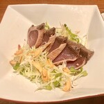 石臼挽きそば 石月 - 戻り鰹の土佐造り