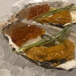 ニュー貝殻荘 - 生牡蠣×雲丹×いくら ～Specialite Oyster～