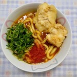 ナカノヤ - 讃岐カレーうどん180円(鶏天トッピング)
