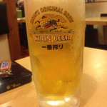 台湾料理 百味鮮 - 2014.11.18  生ビール☆ (中ジョッキ)  380円