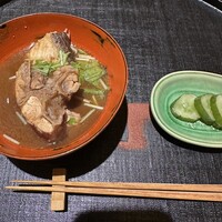 竹ざき - 魚アラの赤だし