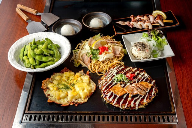 Okonomiyaki wa Koko Yanen Kyoto Poruta Ten