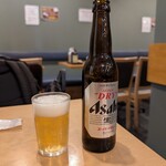 とんかつ 大吉 - 中瓶を頂きます。