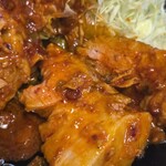 トンテキ食堂8 - 赤辛大トンテキ定食300g定食（1700円）