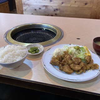 味蘭 - 料理写真:から揚げ定食