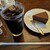 カフェ・グレ - 料理写真:カフェグラッセ(アイスコーヒー)とチョコケーキをいただきました。美味しかったです。