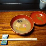 宮田・鈴庵 - 治部煮（撮影前にフライングして食べてしまいました）