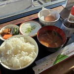 弓削多醤油 醤遊王国 - たまごかけご飯＋とろろ